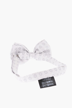 CC COLLECTION Embroidered Silk Bow Tie