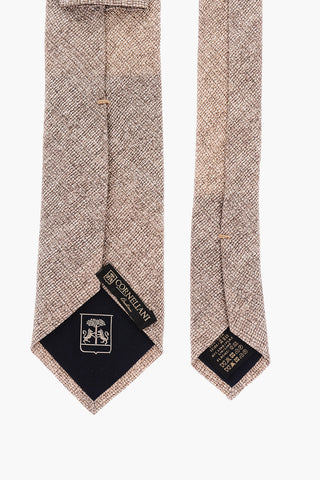 Boucle' Silk and Linen Kipper Tie