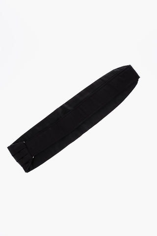 CC COLLECTION Cummerbund Pieghettata in Raso