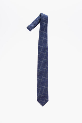 Printed Silk Kipper Tie