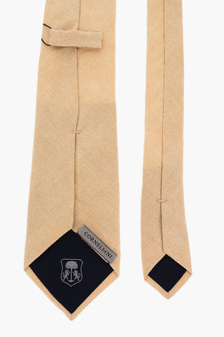 Silk Linen and Cotton Boucle' Tie