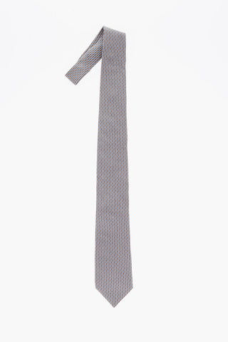 All Over Flowers Silk Tie