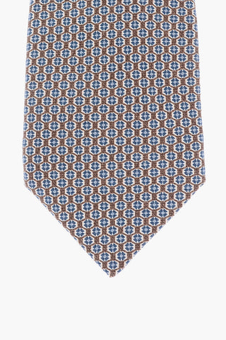 All Over Flowers Silk Tie