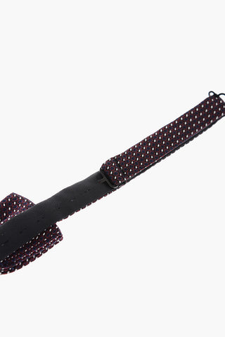 CC COLLECTION Double Patterned Silk and Cotton Bow Tie 