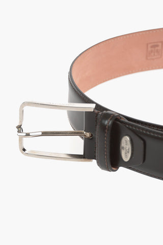Metal Buckle Leather Belt