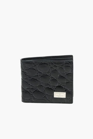 Portafogli Bifold in Pelle di Alligatore