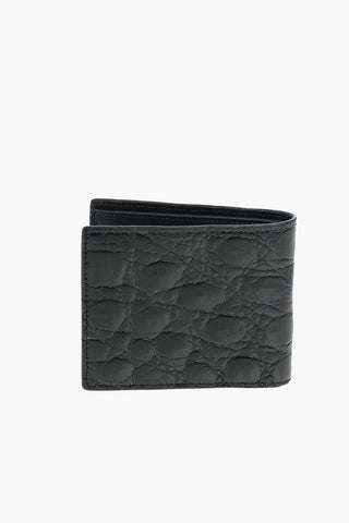 Portafogli Bifold in Pelle di Alligatore