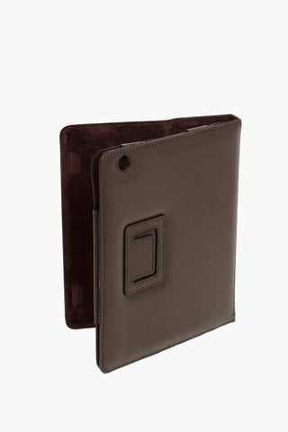 Custodia Bifold per Tablet in Pelle Martellata