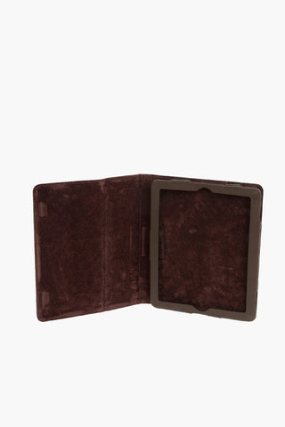 Custodia Bifold per Tablet in Pelle Martellata