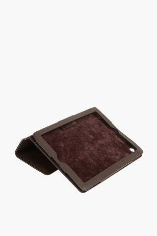 Custodia Bifold per Tablet in Pelle Martellata