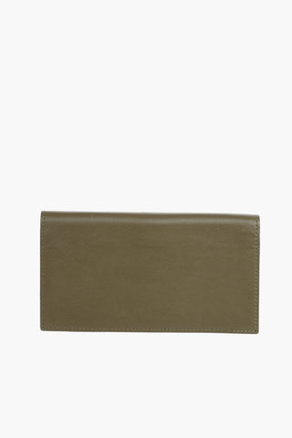 Horizontal Compartment Leather Card Holder