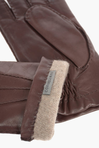 Cashmere Lined Leather Gloves