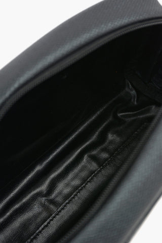 Rubbery Textile Medium Pouch with Zip Closure