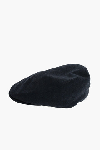 Twill Wool Flat Cap