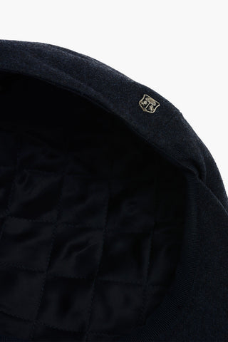 Twill Wool Flat Cap