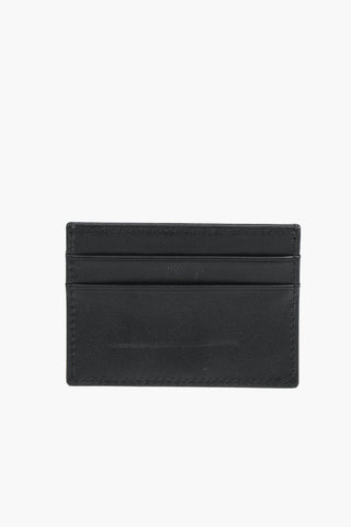 Horizontal Compartment Leather Card Holder