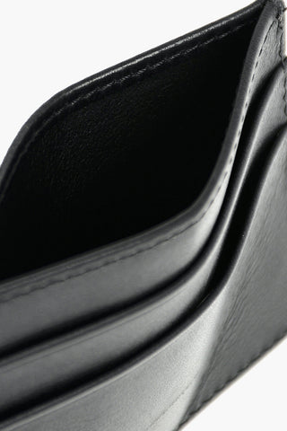 Horizontal Compartment Leather Card Holder