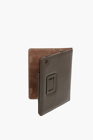 Textured Leather Bifold Tablet Case