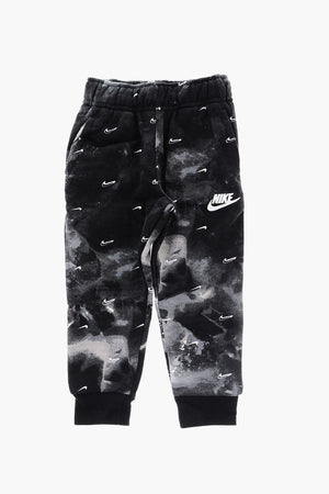 Acid-Wash Cotton Fleece Joggers