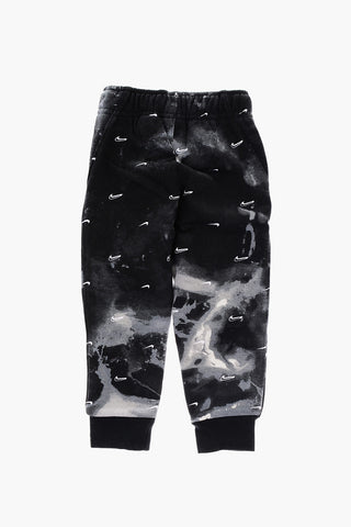Acid-Wash Cotton Fleece Joggers