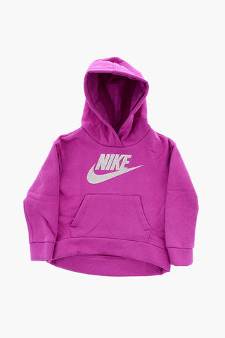 Sweatshirt mit Kapuze und Glitter-Logo