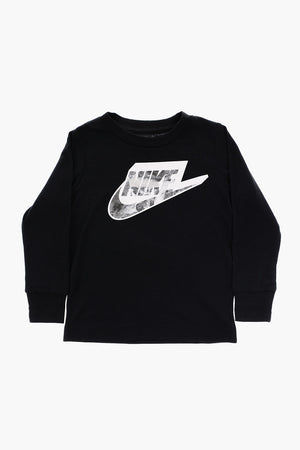 Langarm-T-Shirt mit aufgedrucktem Logo