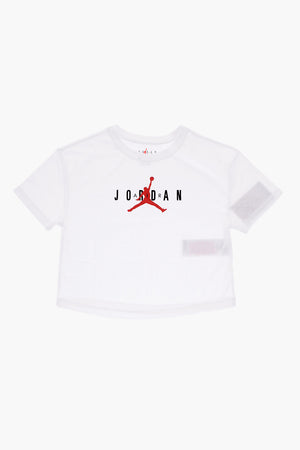 AIR JORDAN T-Shirt mit Rundhalsausschnitt und Logo-Print