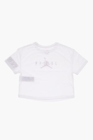 AIR JORDAN T-Shirt mit Rundhalsausschnitt und Logo-Print