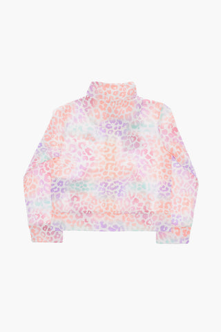 Animal Effect Joggers and Sweatshirt Set in Color-block
