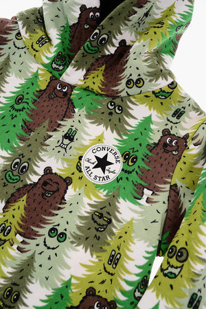 ALL STAR CHUCK TAYLOR Set All-Over Printed Sweatshirt with Hood and Joggers