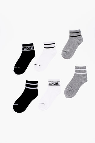 Set 6 Paar Socken Mit Gesticktem Logo