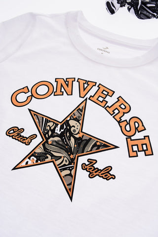 ALL STAR CHUCK TAYLOR Long Sleeve T-shirt and Scrunchie Set