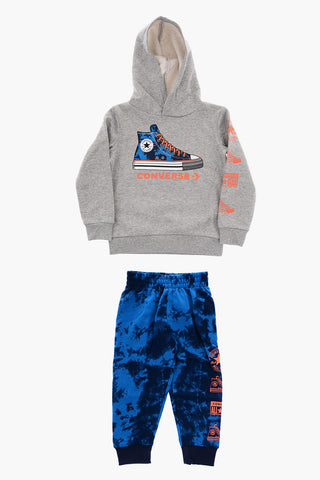 ALL STAR CHUCK TAYLOR Fleeced Cotton Hoodie and Joggers Set
