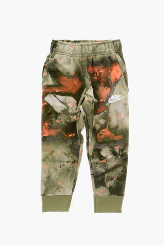 Tie-Dye Effect Cotton Fleece Joggers