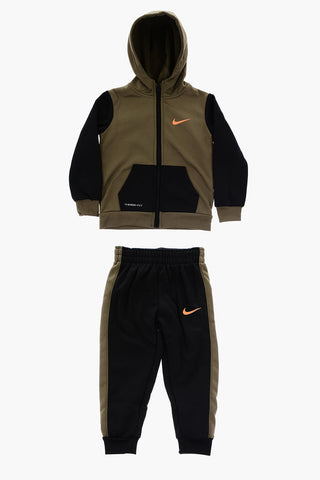 Fleeced Cotton Therma Fit Sweatshirt and Joggers Set