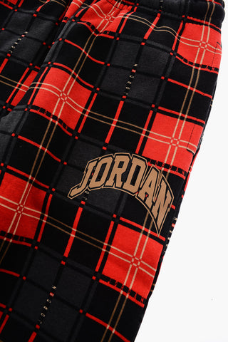 AIR JORDAN Fleeced Plaid Check Joggers