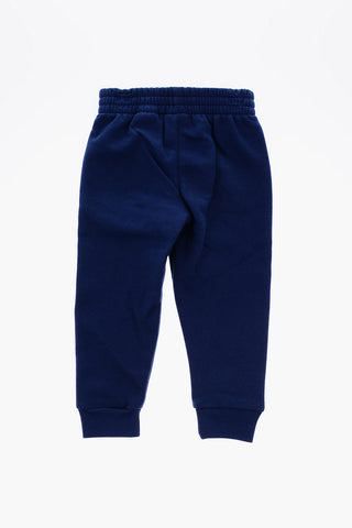 Fleeced Cotton Joggers and Crew-neck Sweatshirt Set