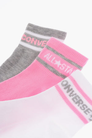 Set 6 Pairs Of Long Socks With Embroidered Logo