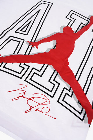 AIR JORDAN Front Printed Crew-neck T-Shirt
