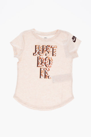 T-Shirt mit Rundhalsausschnitt und Animalier-Logo-Print