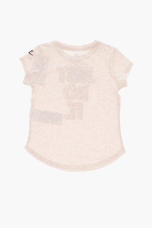 T-Shirt mit Rundhalsausschnitt und Animalier-Logo-Print