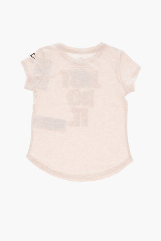 T-Shirt mit Rundhalsausschnitt und Animalier-Logo-Print