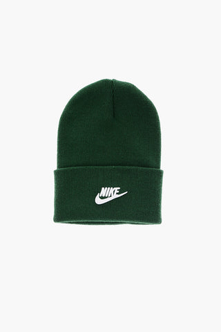 Beanie a Tinta Unita con Logo Ricamato