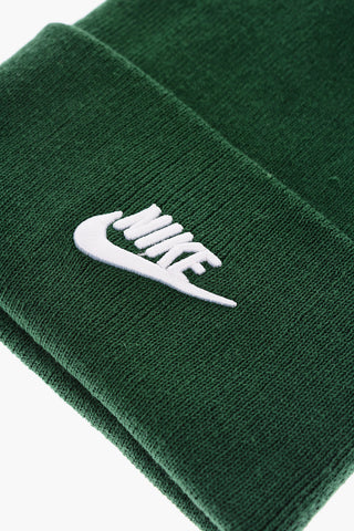 Beanie a Tinta Unita con Logo Ricamato