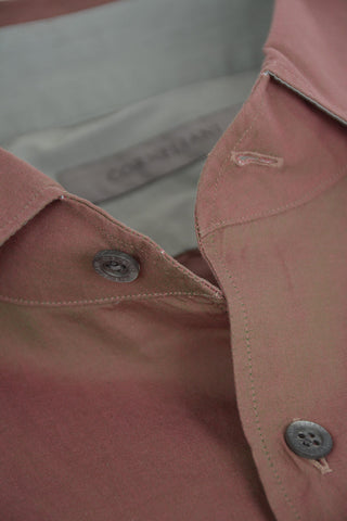 Standard Collar Iridescent Cotton Shirt