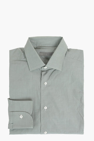 Standard Collar Popeline Cotton Shirt