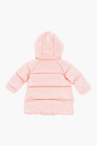 EMPORIO Solid Color Hooded Down Jacket