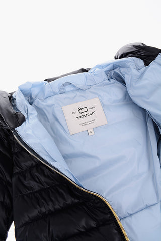 2 Pockets Padded Jackets witj Hood and Golden Zip Closure