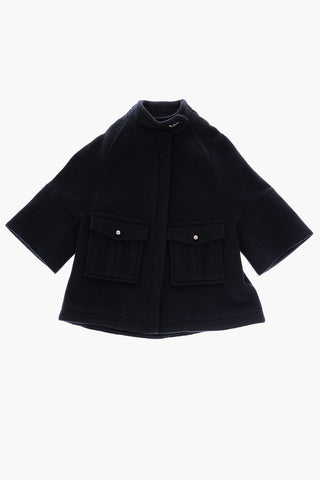 EMPORIO Cappotto In Misto Lana Con Abbottonatura Nascosta