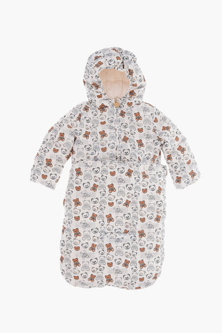All Over Printed Logo  Padded Baby Sleeping Bag